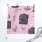 Feminist Novelty Quirky Quote Tombstone Pink Flowers Floral Graveyard Cemetery Gender Studies Identity Feminism Grave Custom Printed Fabric by Spoonflower Various Fabrics by the Yard or Fat Quarter